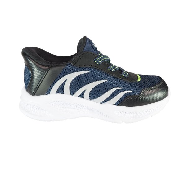 Skechers Slip-ins: Meteor Lights Brisk Beams Toddler 10 Navy / Black 403848N - Picture 7 of 10